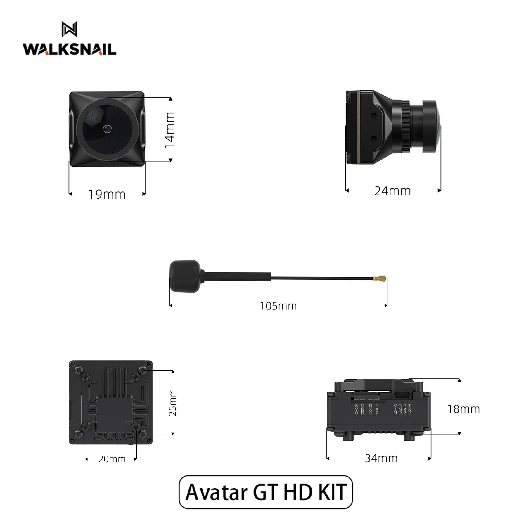 Walksnail Avatar GT HD KIT 2W  – Drone Antenna recenzja i cena