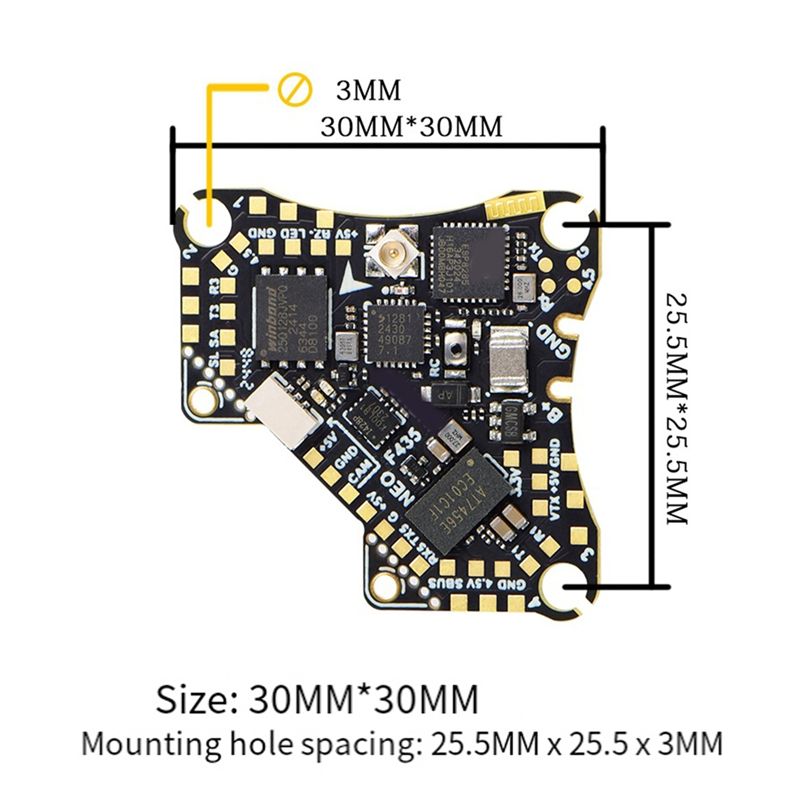 FBIL-F435 NEO 1S AIO Flight Co – Drone Flight Controller recenzja i cena