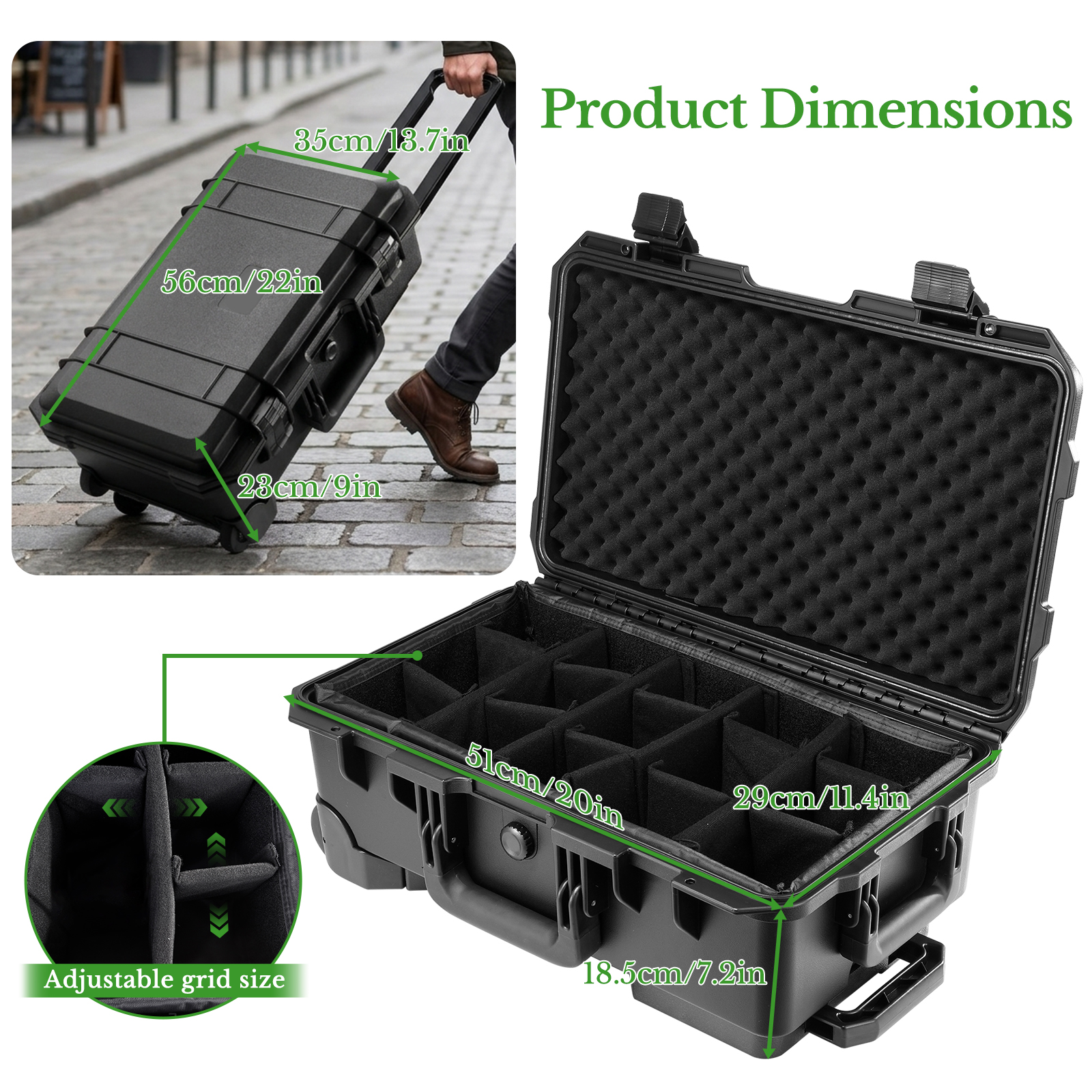 Professional Large Hard Rollin – Drone Camera recenzja i cena