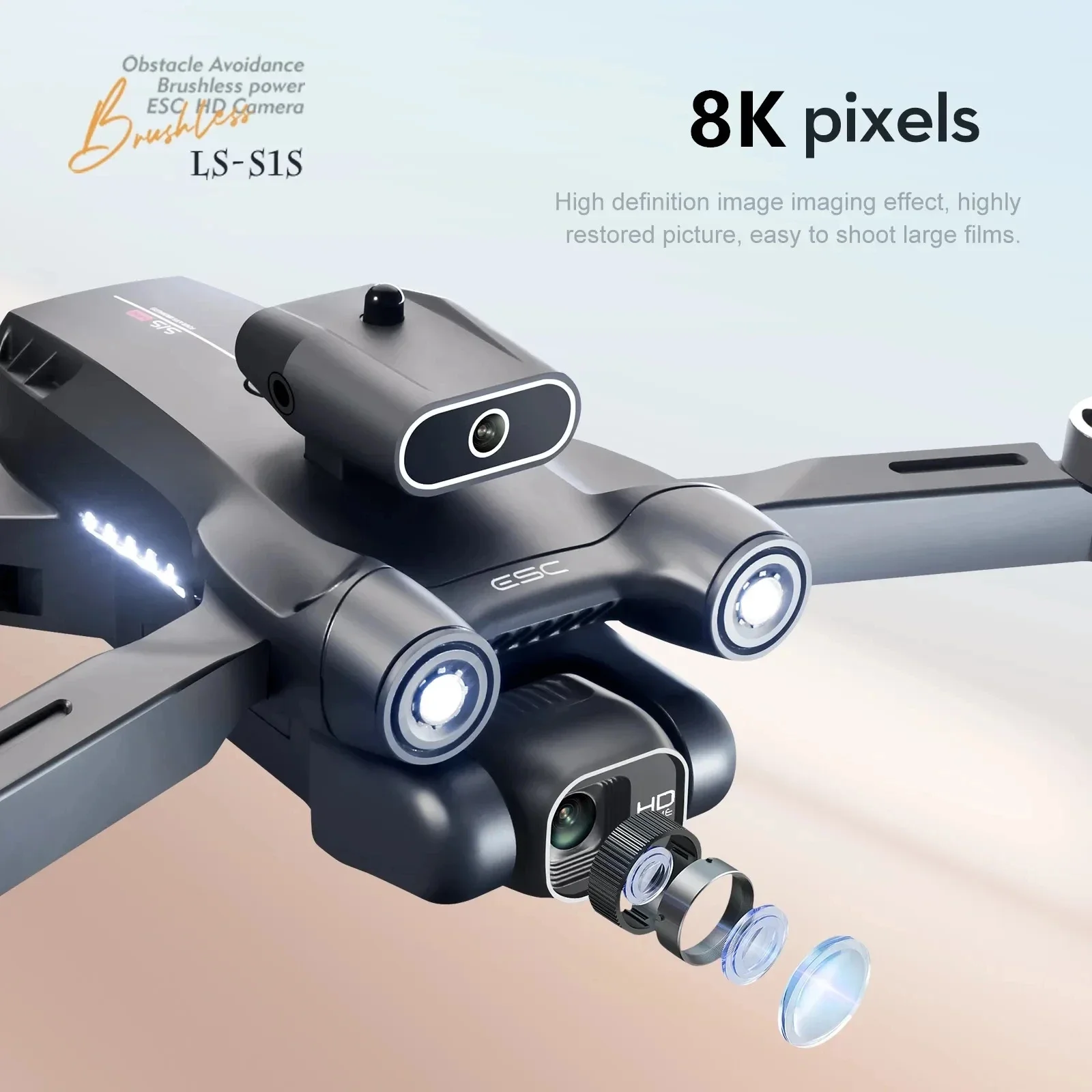 New S1S 5G GPS Drone Camera 8K – Drone Gps Mount recenzja i cena