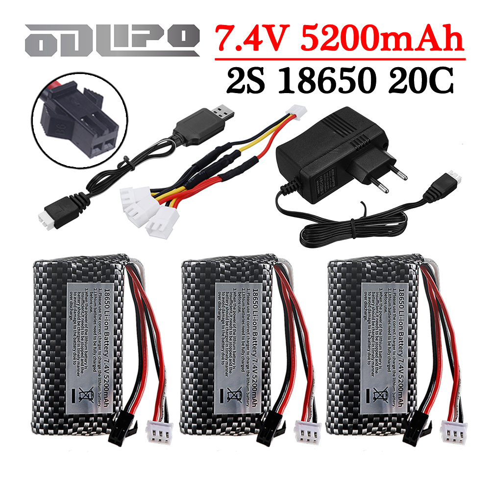 18650 7.4V 5200mAh Li-ion batt – Drone Charger recenzja i cena
