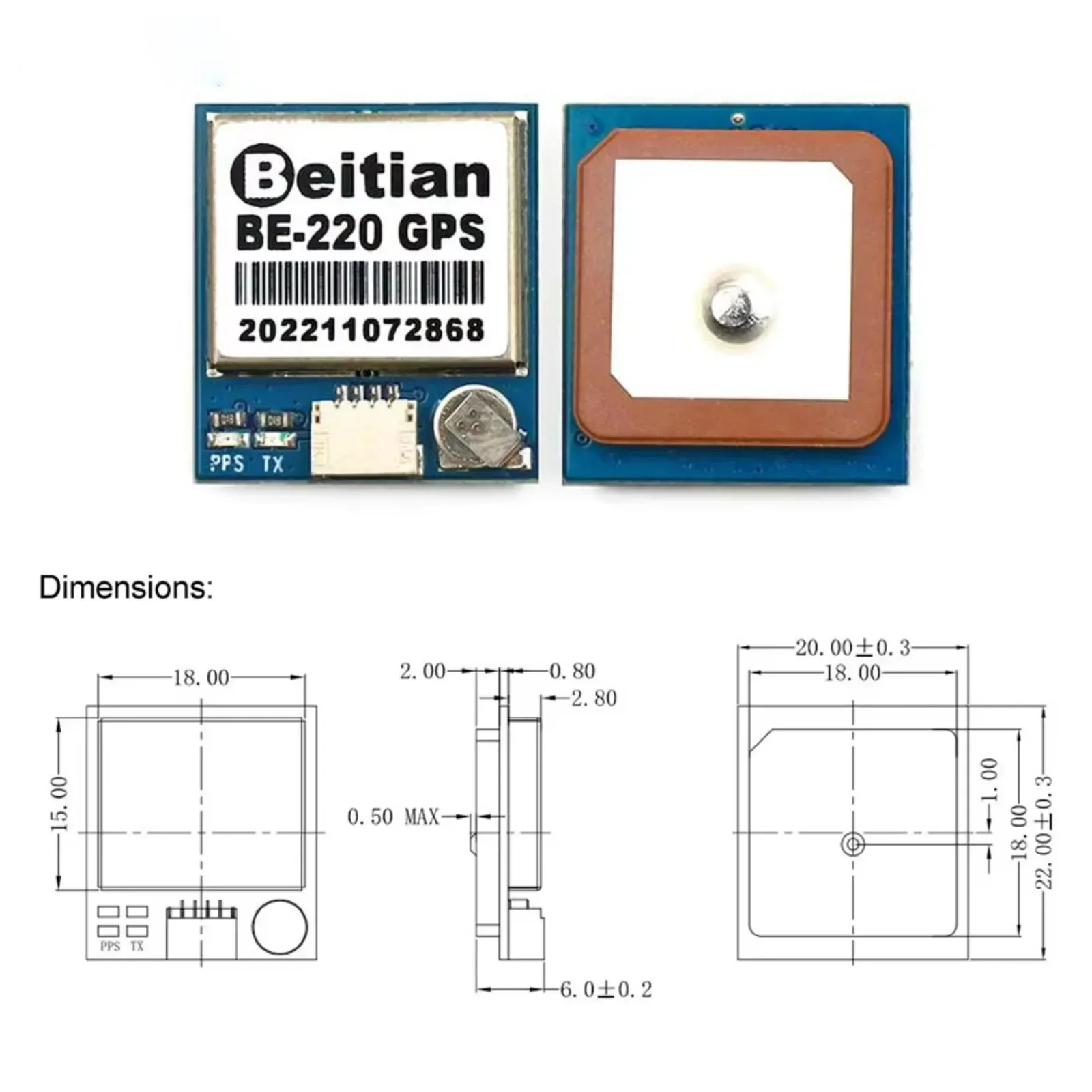 BE-220 M10050 Ultra-Low Power  – Drone Gps Module recenzja i cena