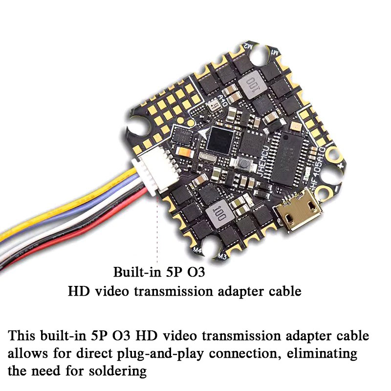 JHEMCU GHF405AIO-HD 40A AIO Fl – Drone Flight Controller recenzja i cena