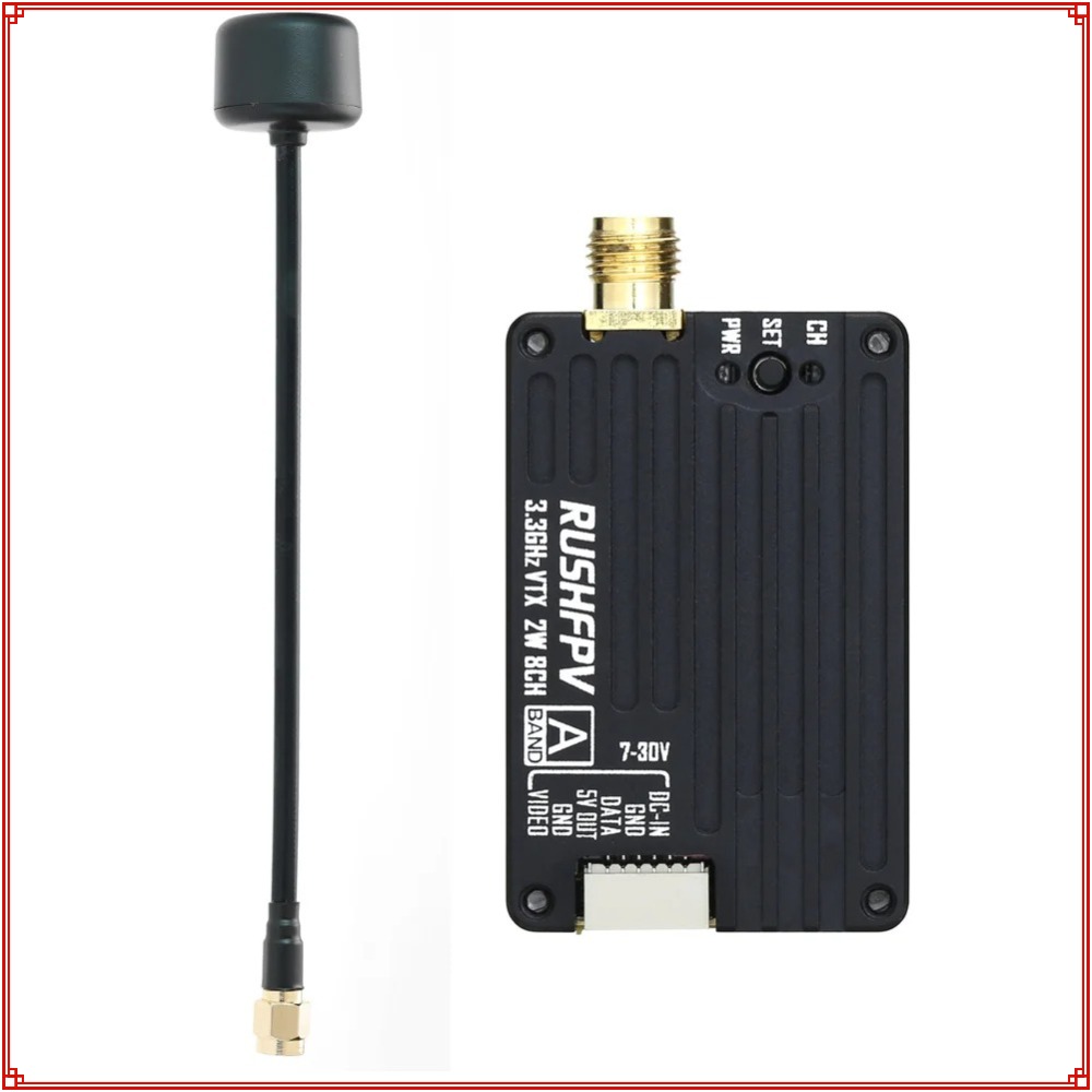 2026 New RUSHFPV 3.3G 2W VTX T – Drone Antenna recenzja i cena