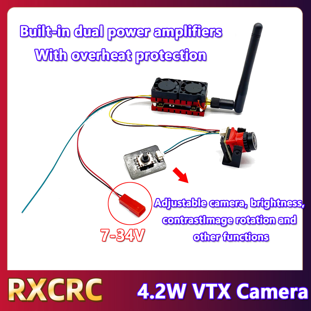 RXCRC 5.8G 48CH 4.2W High Powe – Drone Transmitter recenzja i cena