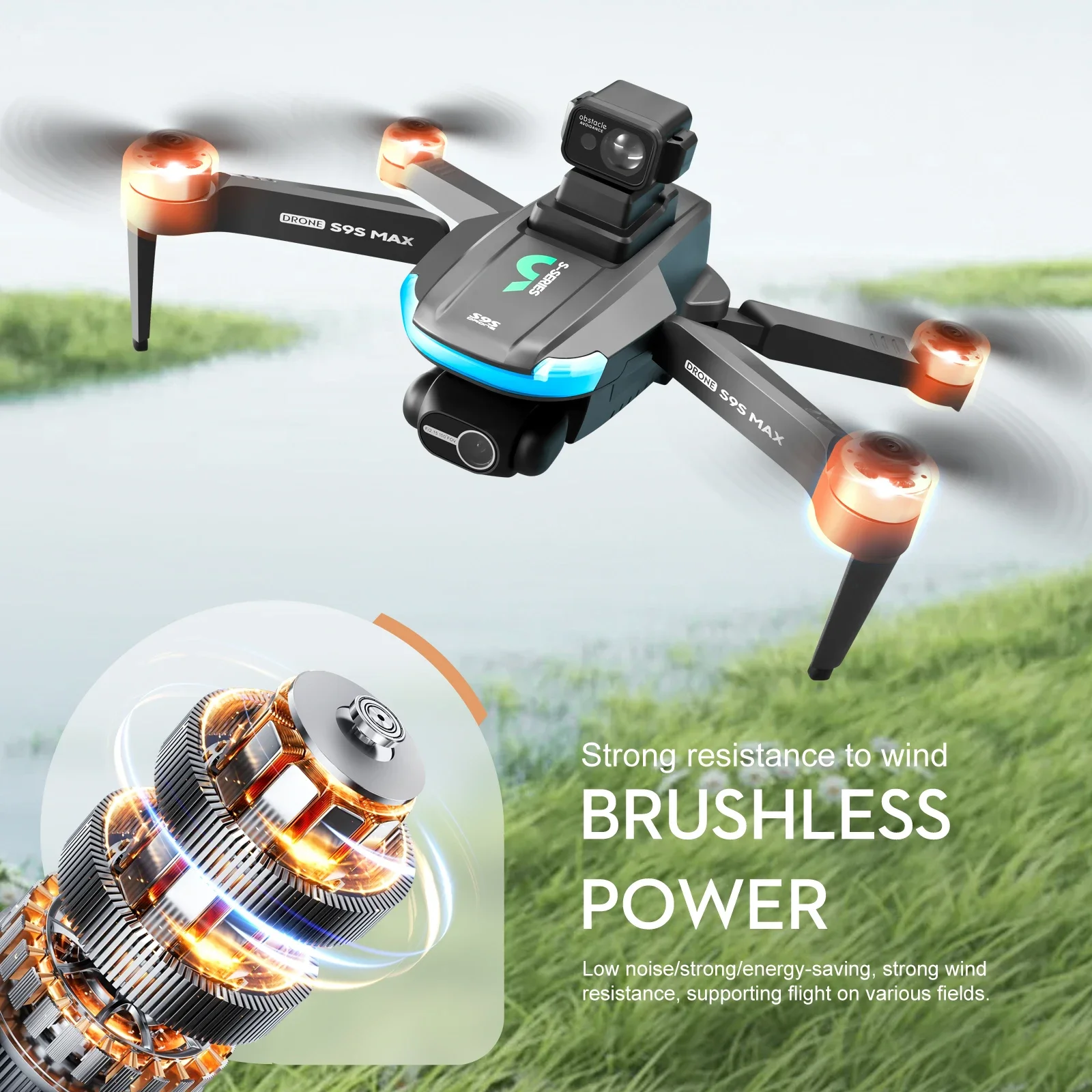 NEW S9S MAX MINI Drone 4K 2-Ax – Drone Gps Mount recenzja i cena