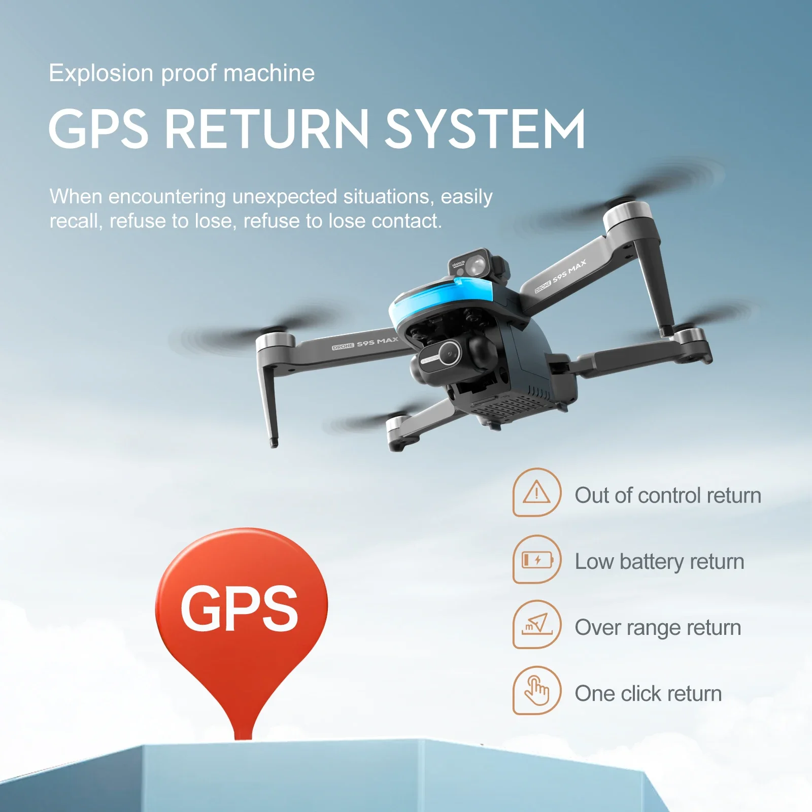 NEW S9S MAX MINI Drone 4K 2-Ax – Drone Gps Mount recenzja i cena