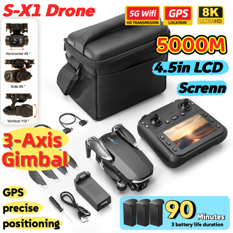 S-X1 MAX GPS Drone with 3-Axis – Drone Gps Mount recenzja i cena
