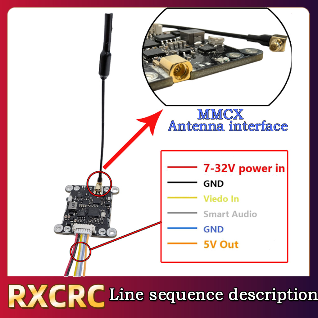 RXCRC 5.8G Module 48CH 1.6W VT – Drone Frame recenzja i cena