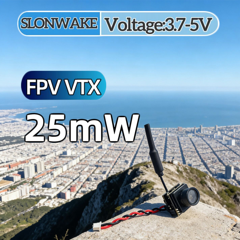 SLONWAKE FPV 25mW power simula – Drone Transmitter recenzja i cena