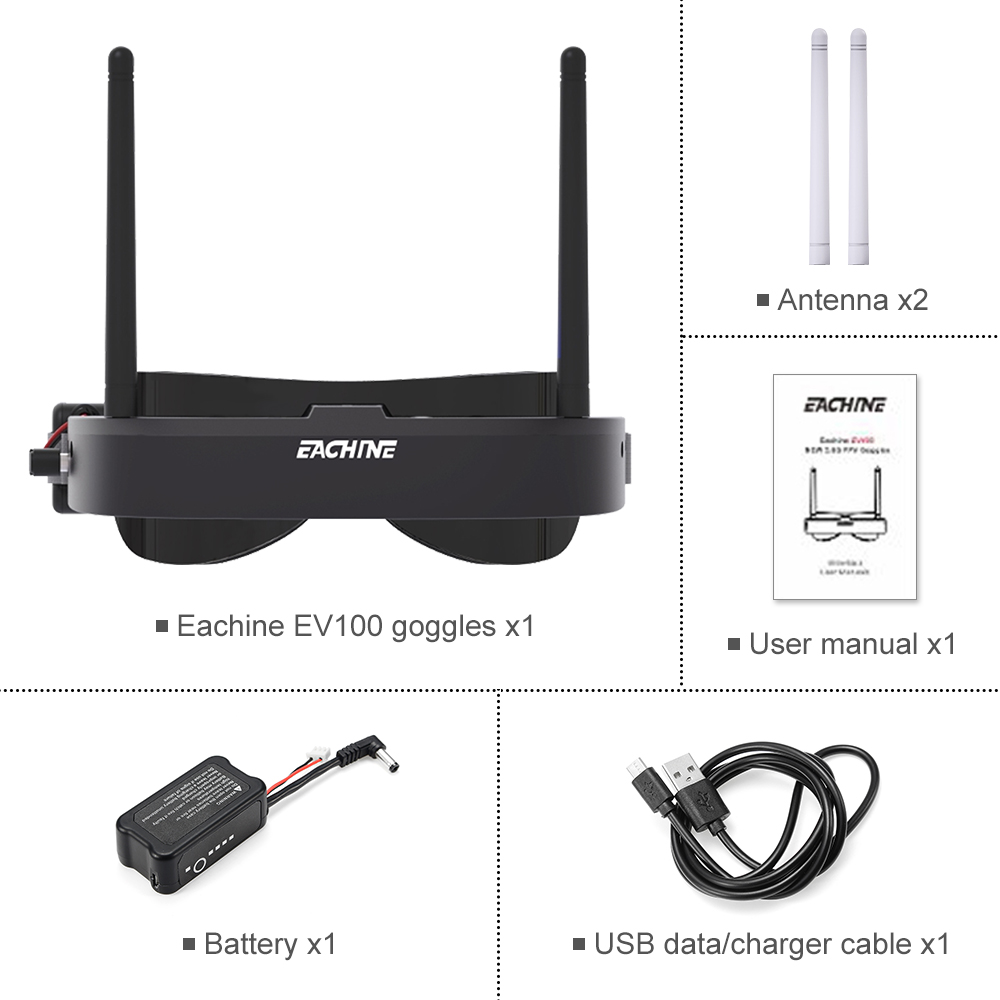 Eachine EV100 720*540 5.8G 72C – Drone Antenna recenzja i cena