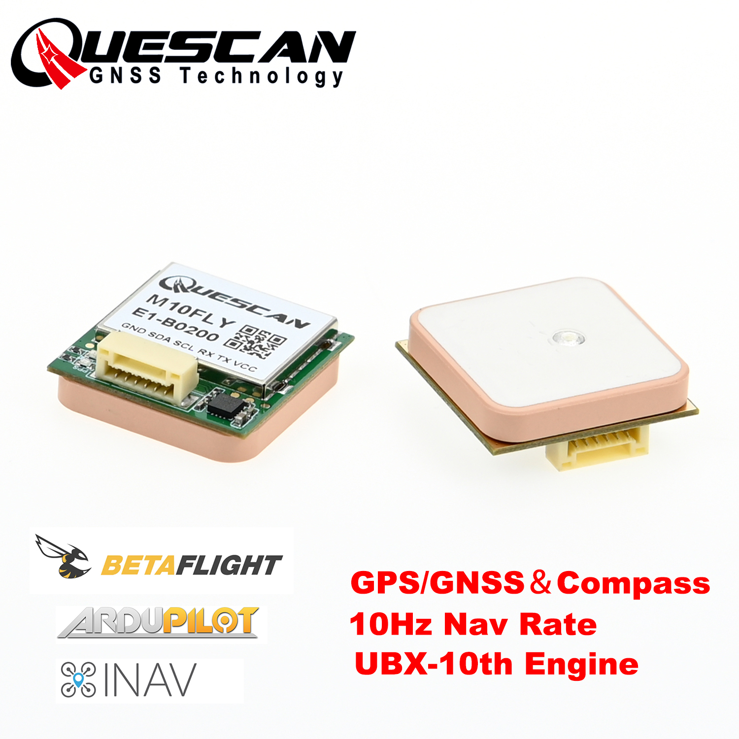 Quescan 25mm*25mm M10FLY 10Hz  – Drone Gps Module recenzja i cena
