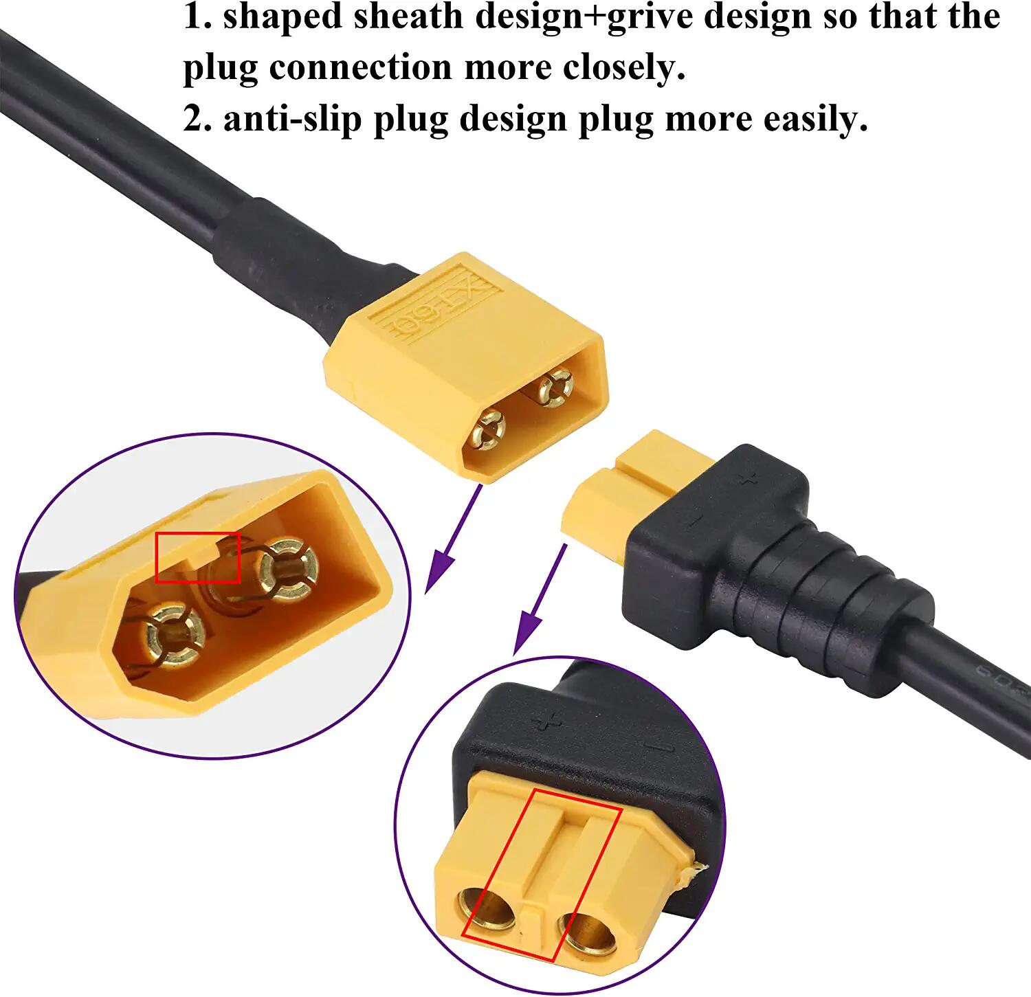 XT60 Adapter Cable XT60 Male t – Drone Compass recenzja i cena