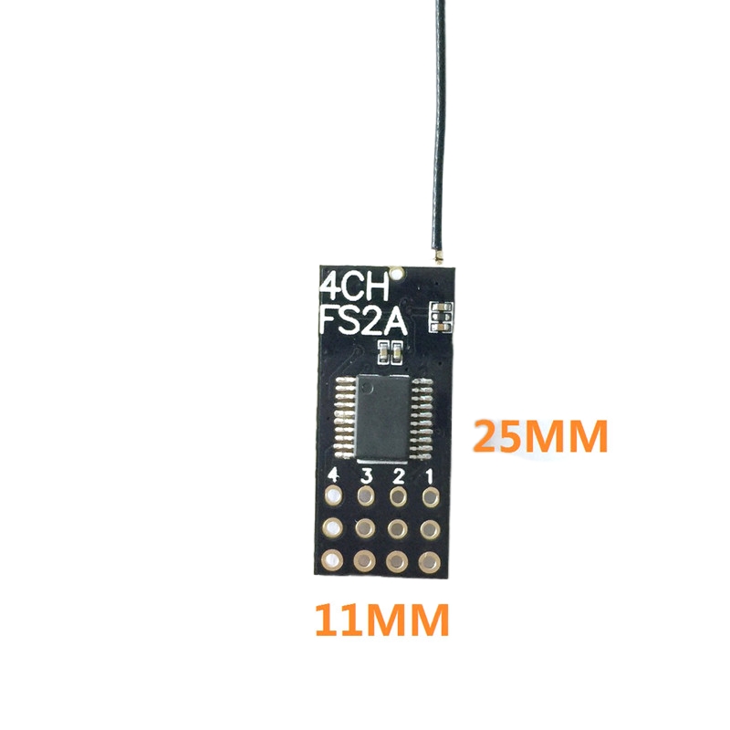 Flysky FS2A Mini Receiver 4CH  – Drone Battery recenzja i cena
