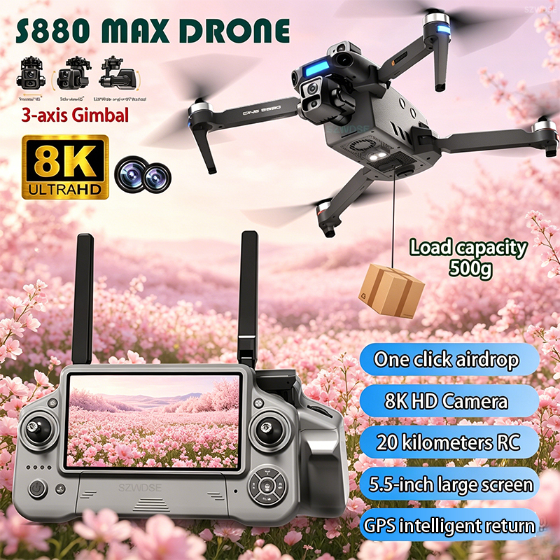 2026 New 8K Dual Camera Drone  – Drone Gps Mount recenzja i cena
