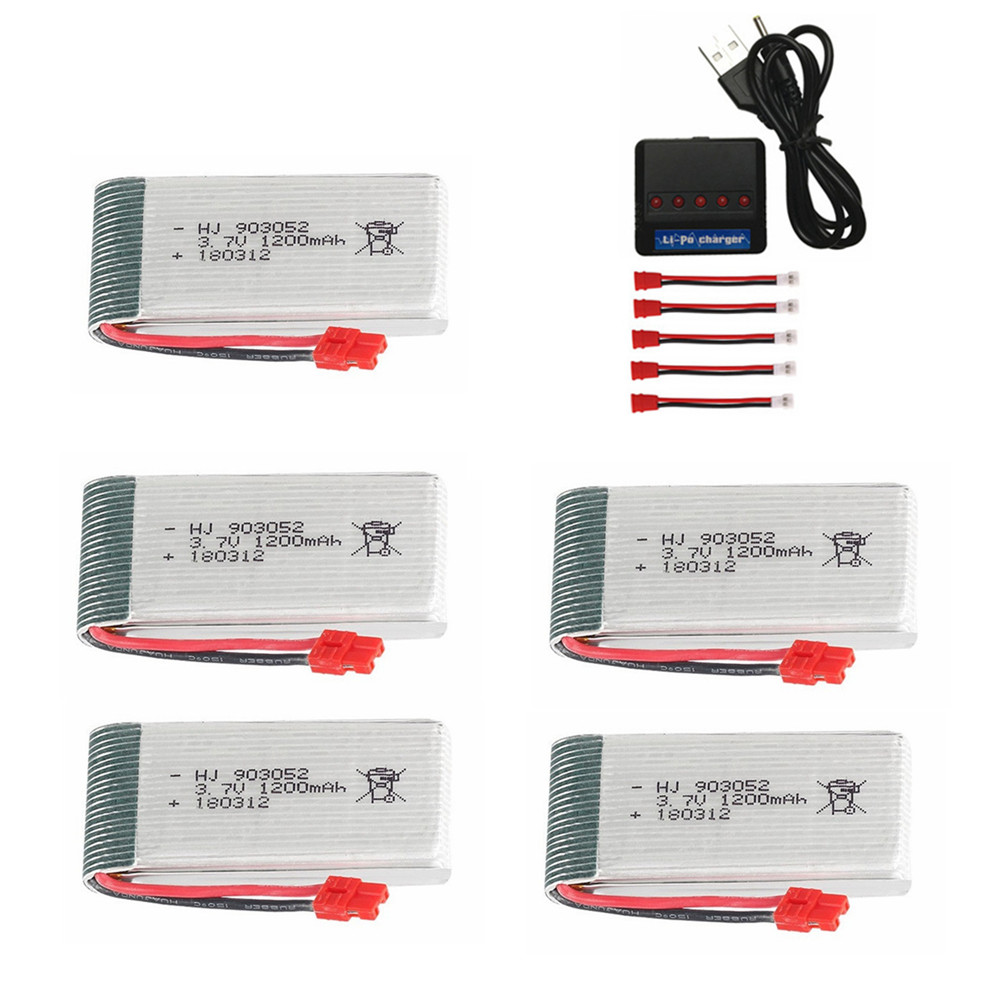 3.7V 1200mAh 903052 lipo batte – Drone Charger recenzja i cena