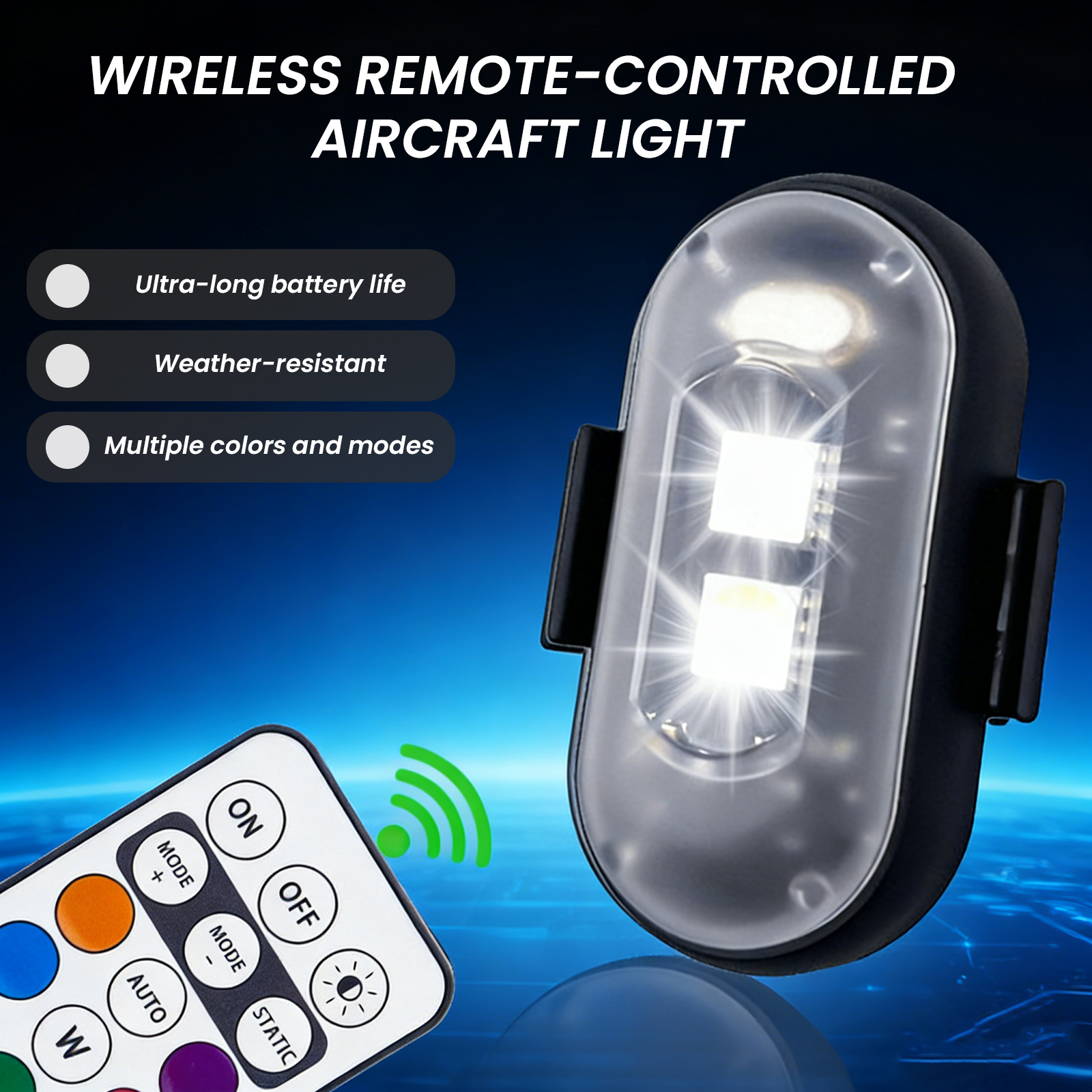 2/4/6PCS Wireless LED Strobe L – Drone Led Light recenzja i cena