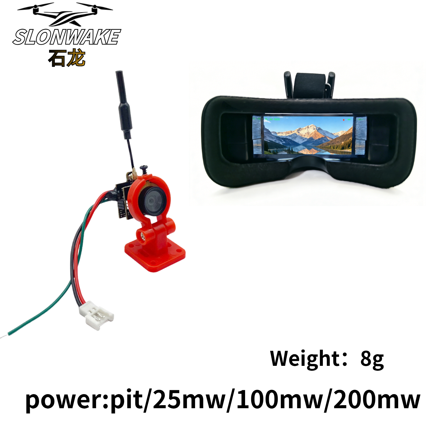 Slonwake 5.8G 48CH 200mW FPV D – Drone Transmitter recenzja i cena