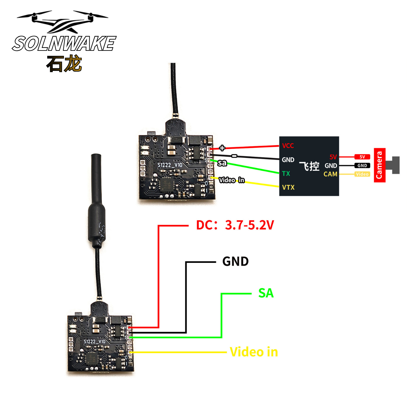 SLONWAKE Nano 5.8G 48CH 200mW  – Drone Transmitter recenzja i cena