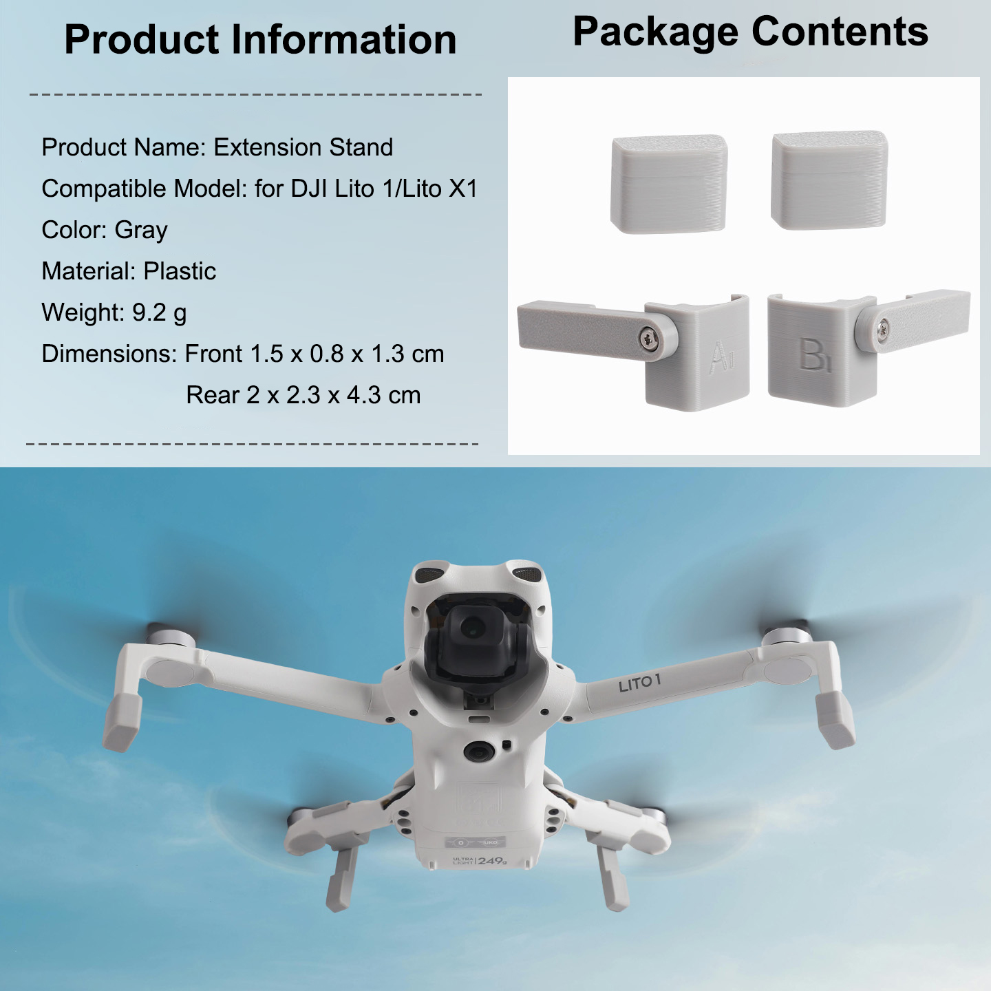 Landing Gear Extender for DJI  – Drone Landing Gear recenzja i cena
