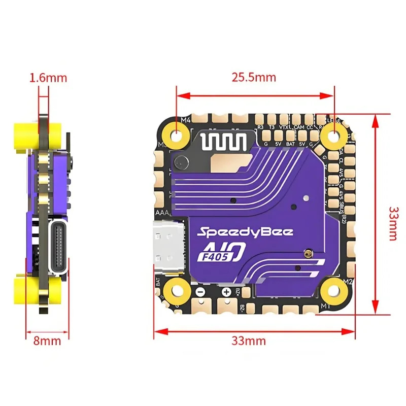 SpeedyBee F405 AIO Flight Cont – Drone Flight Controller recenzja i cena