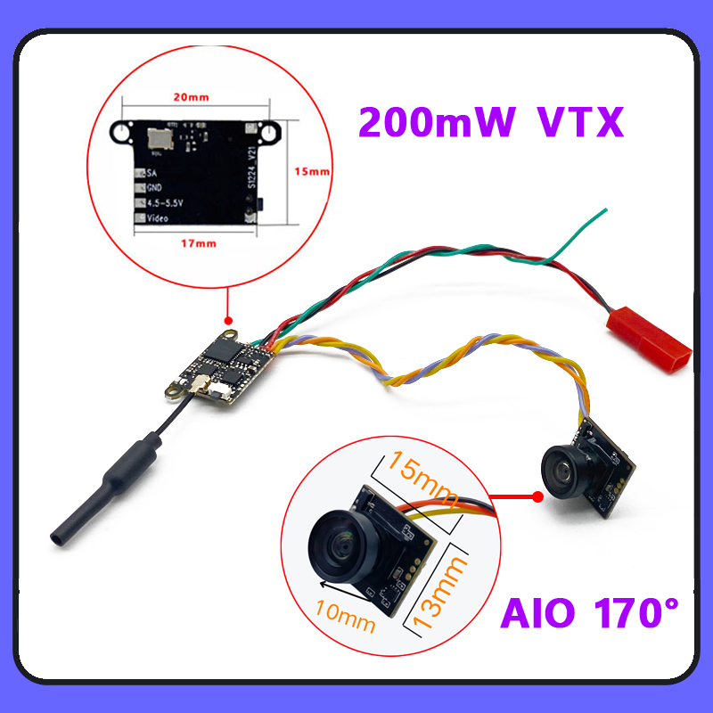 SLONWAKE 5.8G 1200TVL FPV Came – Drone Transmitter recenzja i cena