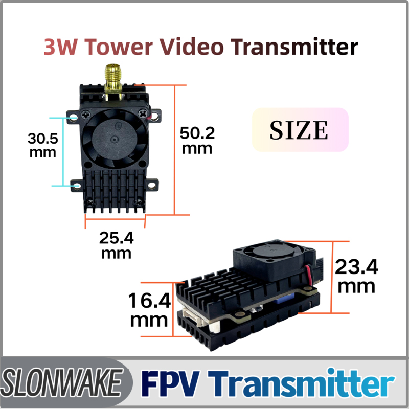 SLONWAKE 5.8G 3000mW Simulatio – Drone Transmitter recenzja i cena