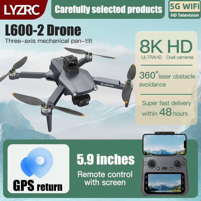 LYZRC L600-2 MAX GPS Drone 3-A – Drone Gps Mount recenzja i cena