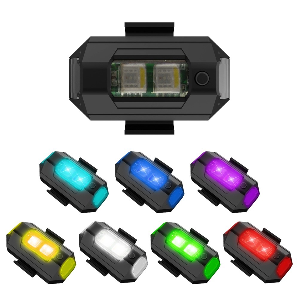 1PC 7 Color Mini USB Charging  – Drone Led Light recenzja i cena