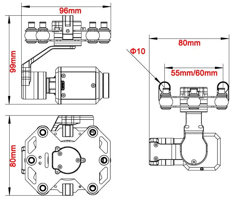 Tarot TL3T20 3-axis Gimbal 640 – Drone Camera recenzja i cena
