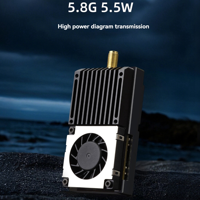 5.8G 5.5W VTX 64CH High Power  – Drone Transmitter recenzja i cena