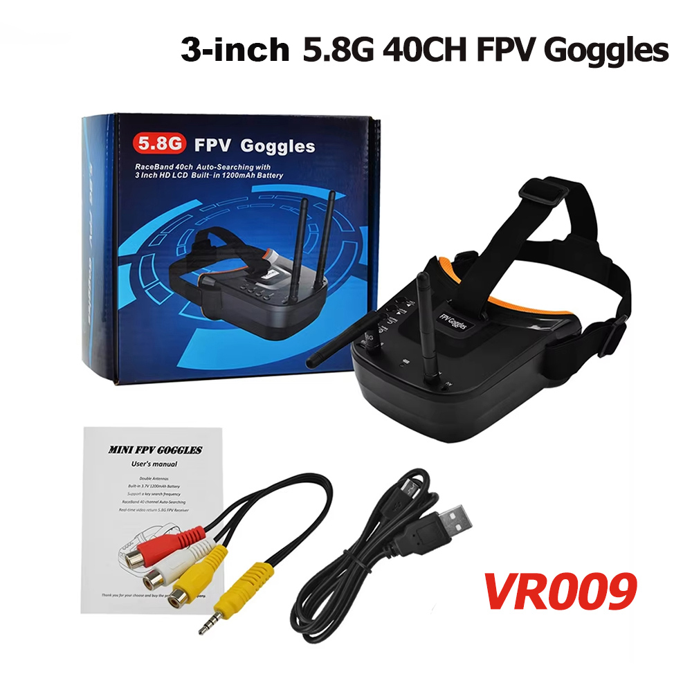 VR009 FPV Video Goggles 3Inch  – Drone Antenna recenzja i cena